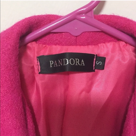 Long Pink Peacoat - Picture 4 of 4